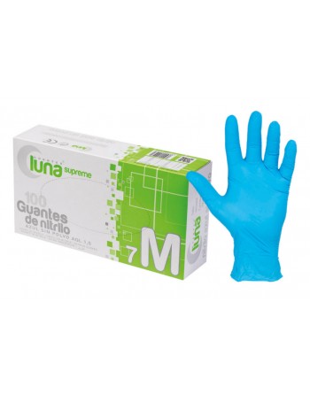 GUANTES DE NITRILO AZUL SIN...